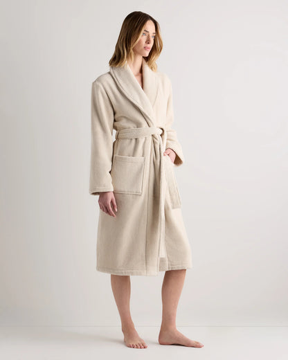 Turkish Cotton Terry Robe - XS / White