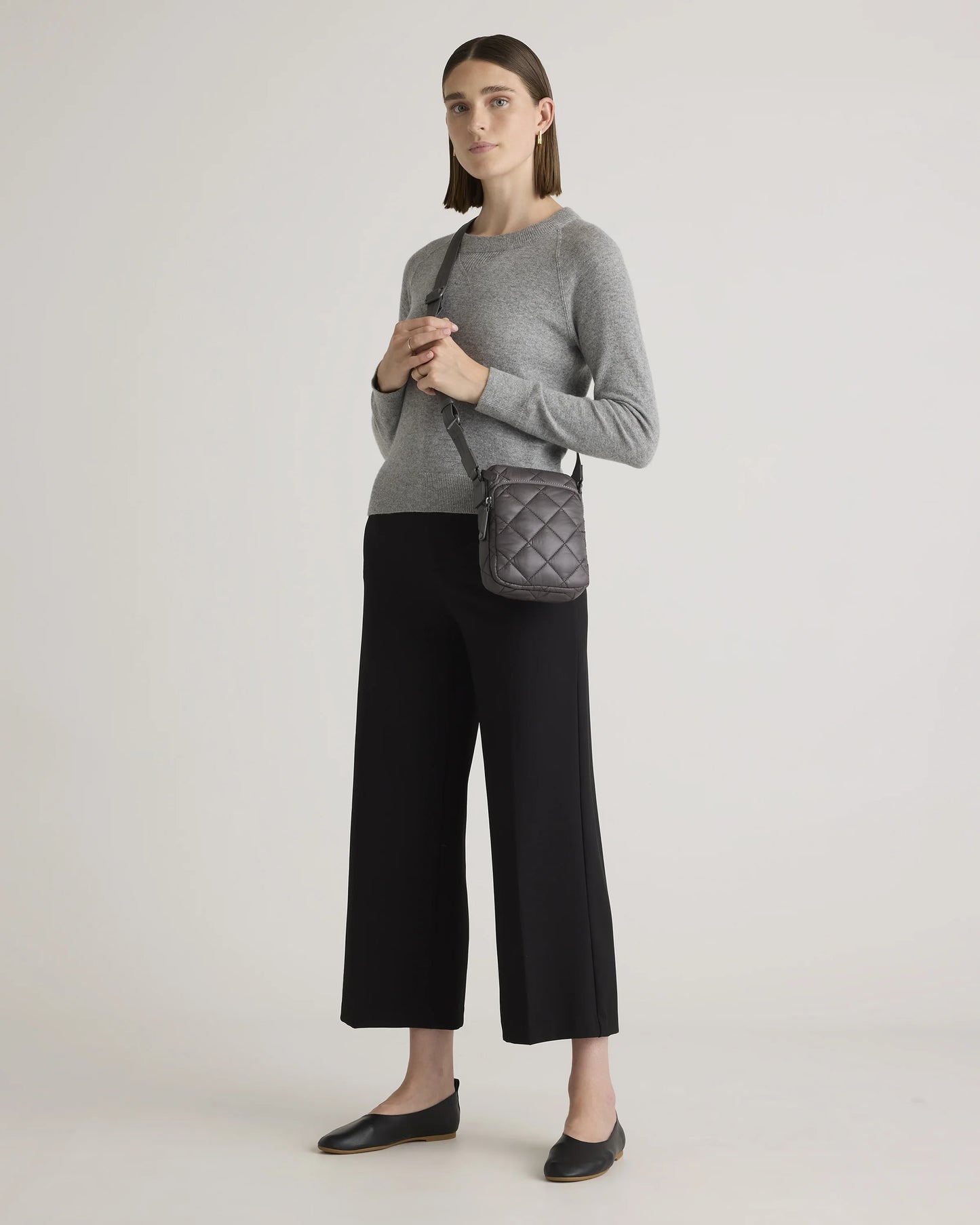 Transit Quilted Phone Crossbody - One Size / Navy