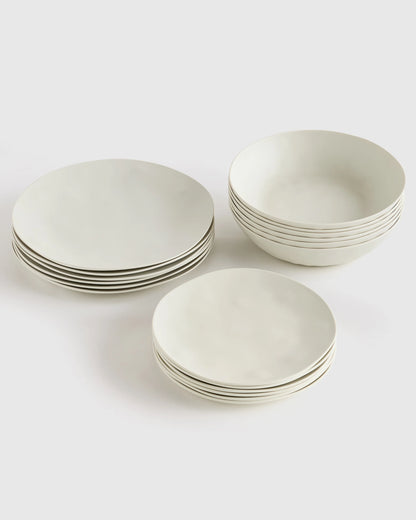 Outdoor Melamine 18pc Dinnerware Set - One Size / Mint Green