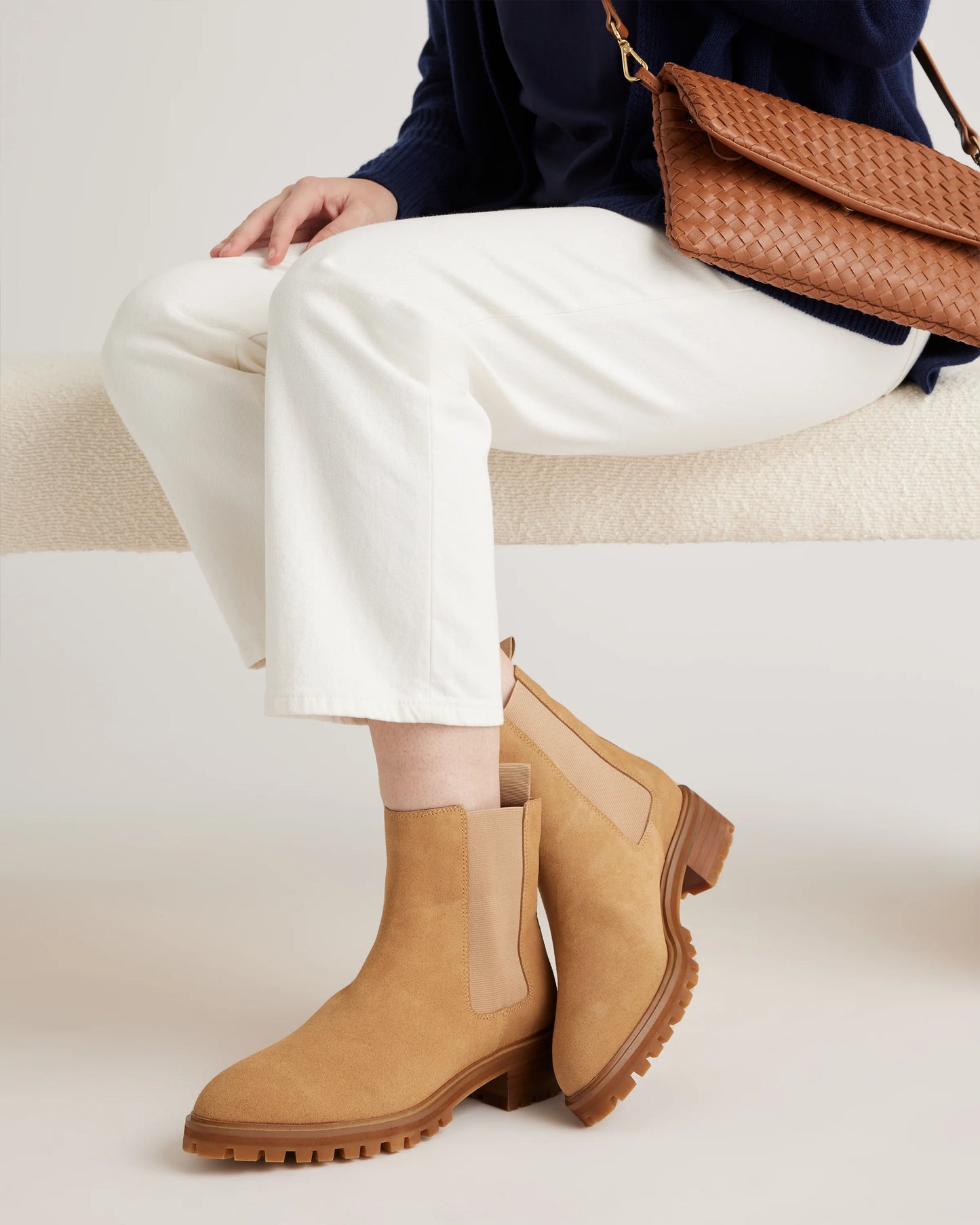Suede Chelsea Boot - 5 / Desert