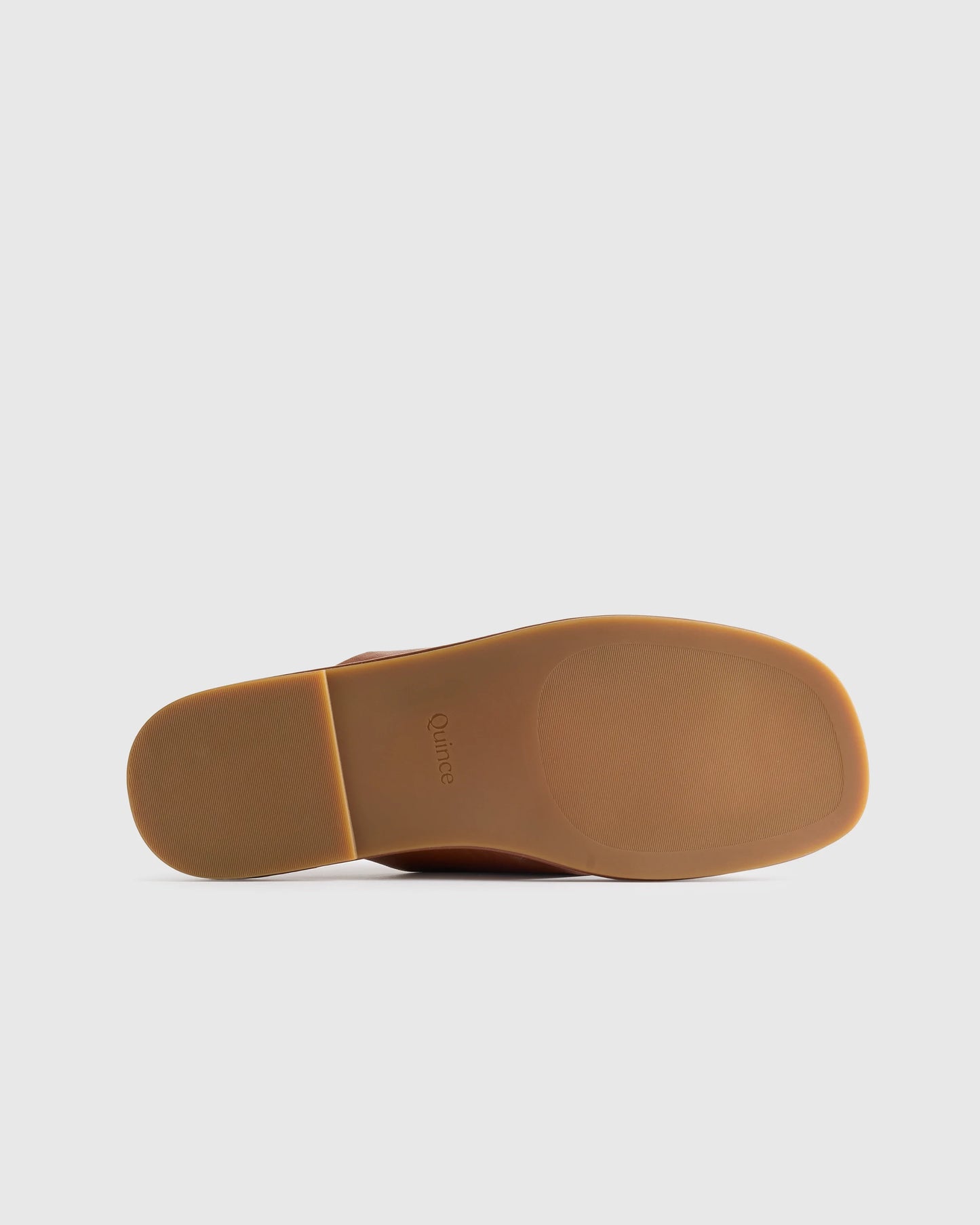 Italian Leather Crossover Slide - 5 / Cognac