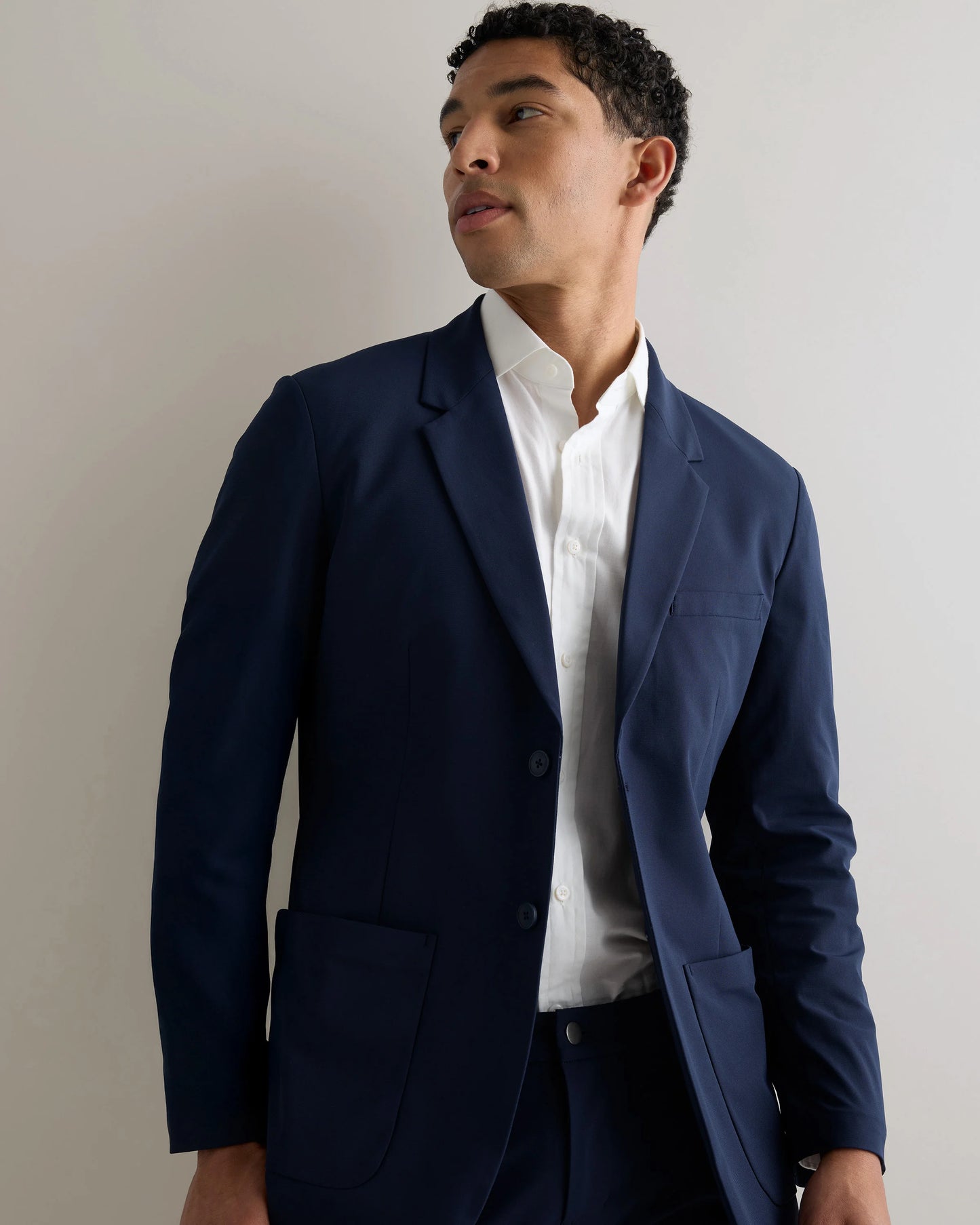 Performance Stretch Technical Blazer - M / Deep Navy