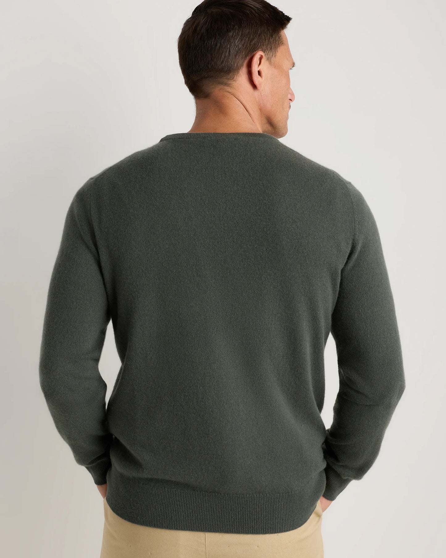 Mongolian Cashmere Crewneck Sweater - XS / Black