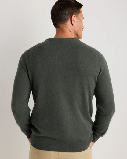 Mongolian Cashmere Crewneck Sweater - XS / Black