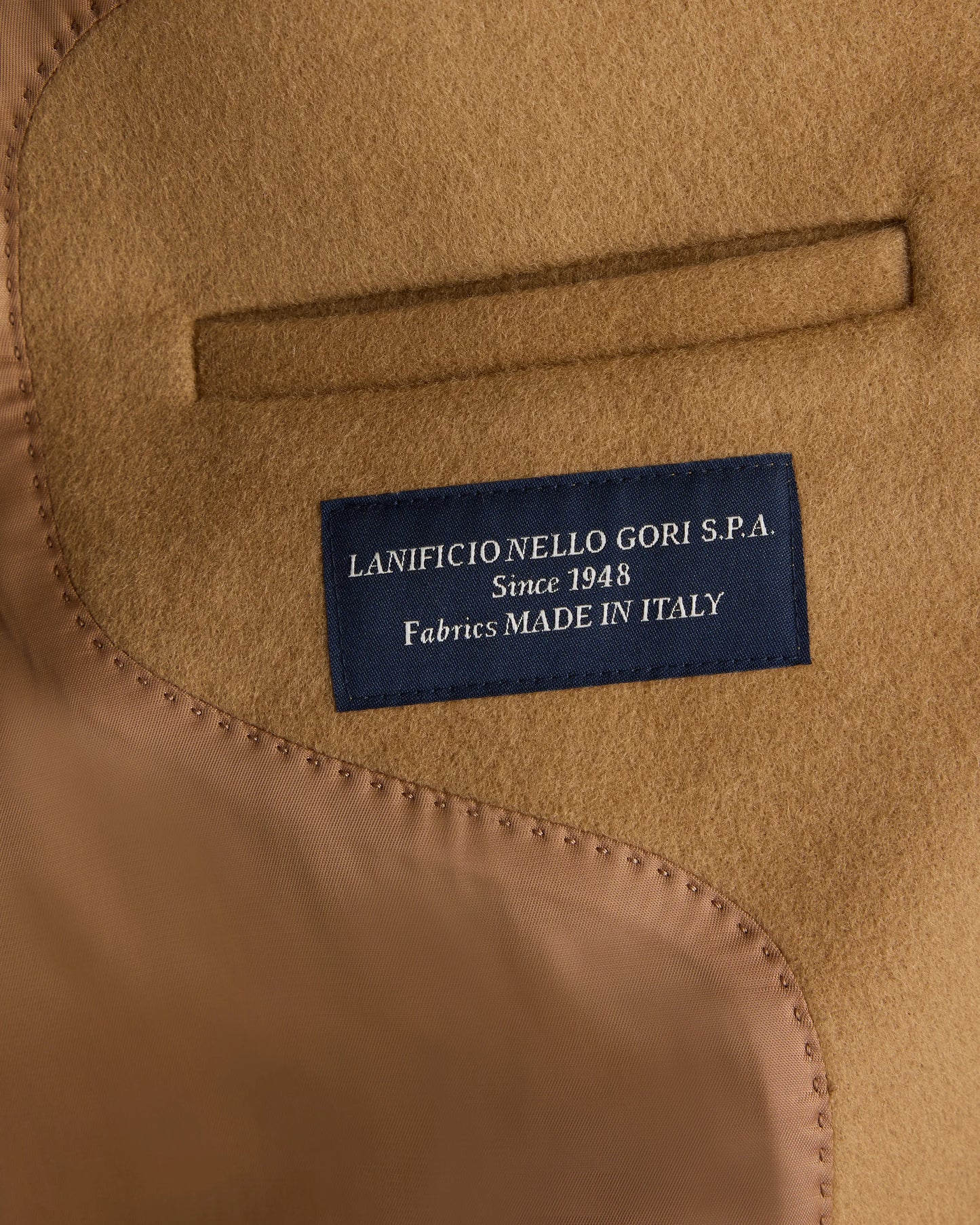 Italian Wool Cocoon Coat - 1X / Caramel