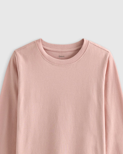100% Organic Cotton Jersey Long Sleeve Tee - 6 / Dino Sketch