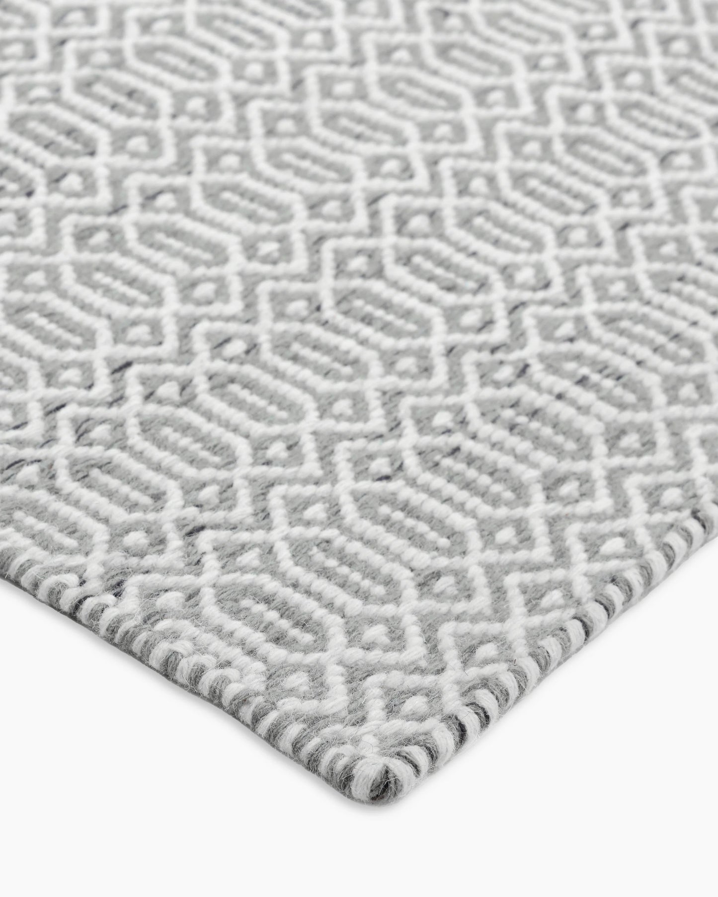 Vale Handwoven Wool Rug - 5' x 8' / Blue