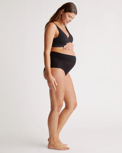 Seamless Crossover Nursing & Lounge Bra (2-pack) - XS / Peach Pink