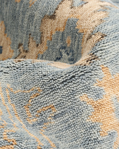 Kian Hand-Knotted Wool Rug - 5' x 8' / Blue