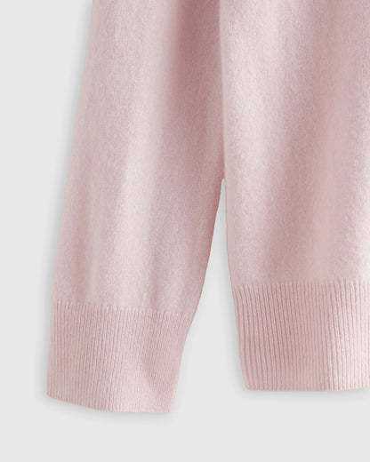 Washable Cashmere Crewneck Sweater - 6 / Heather Grey