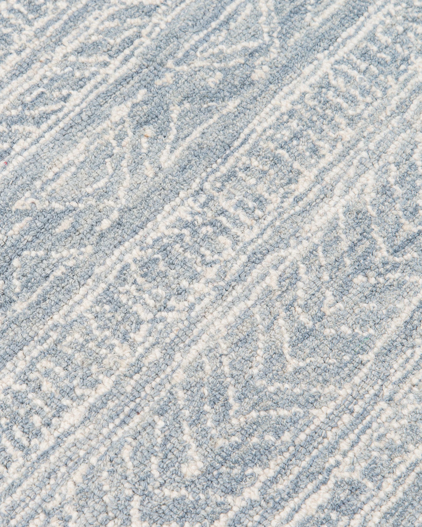 Teagan Hand-Hooked Wool Rug - 2' x 3' / Denim