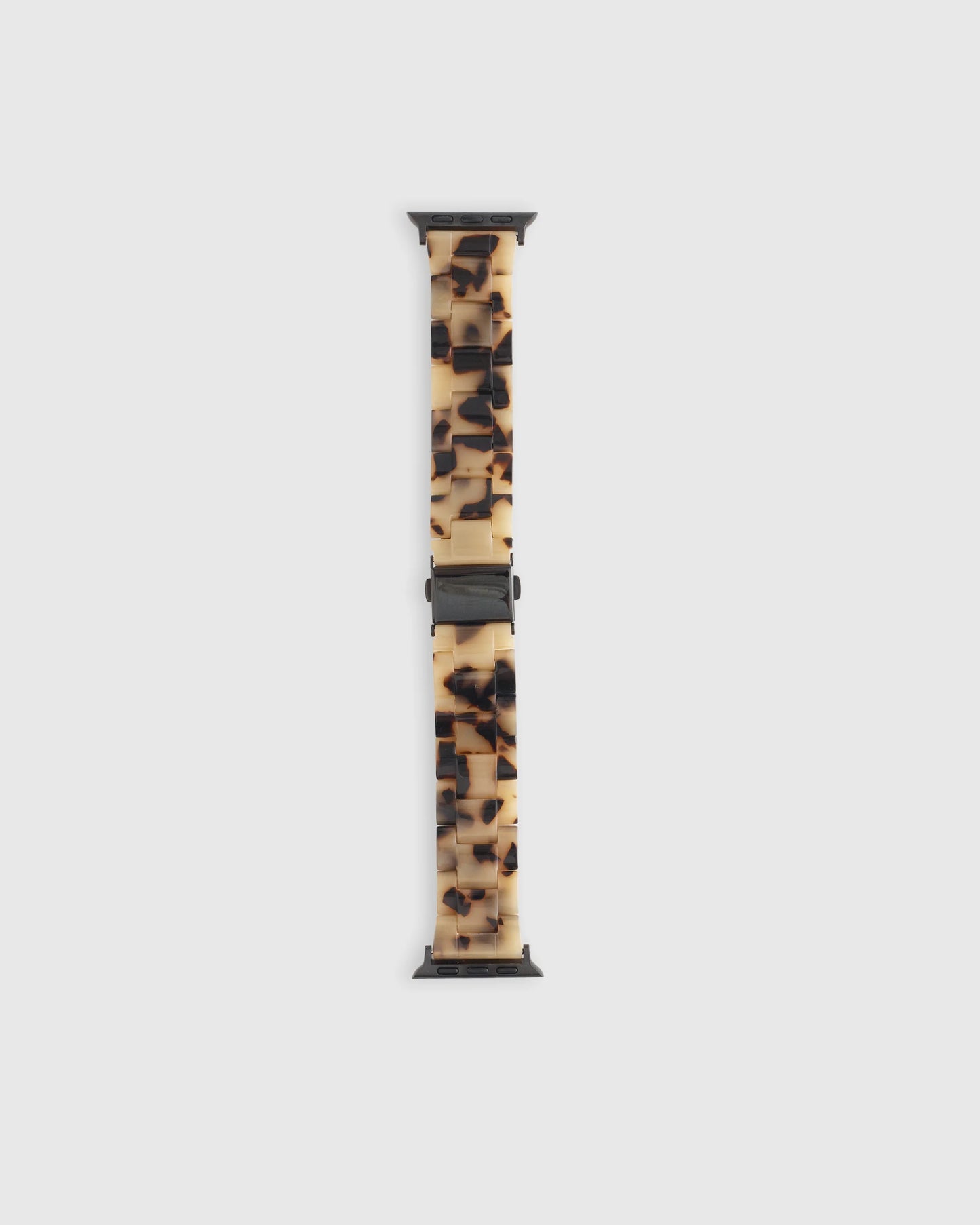 Acetate Smartwatch Band - 38mm - 42mm / Grey Tortoise