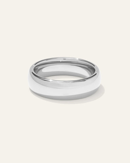 Tungsten Carbide Rounded Band - 7 / 24K Gold Plated