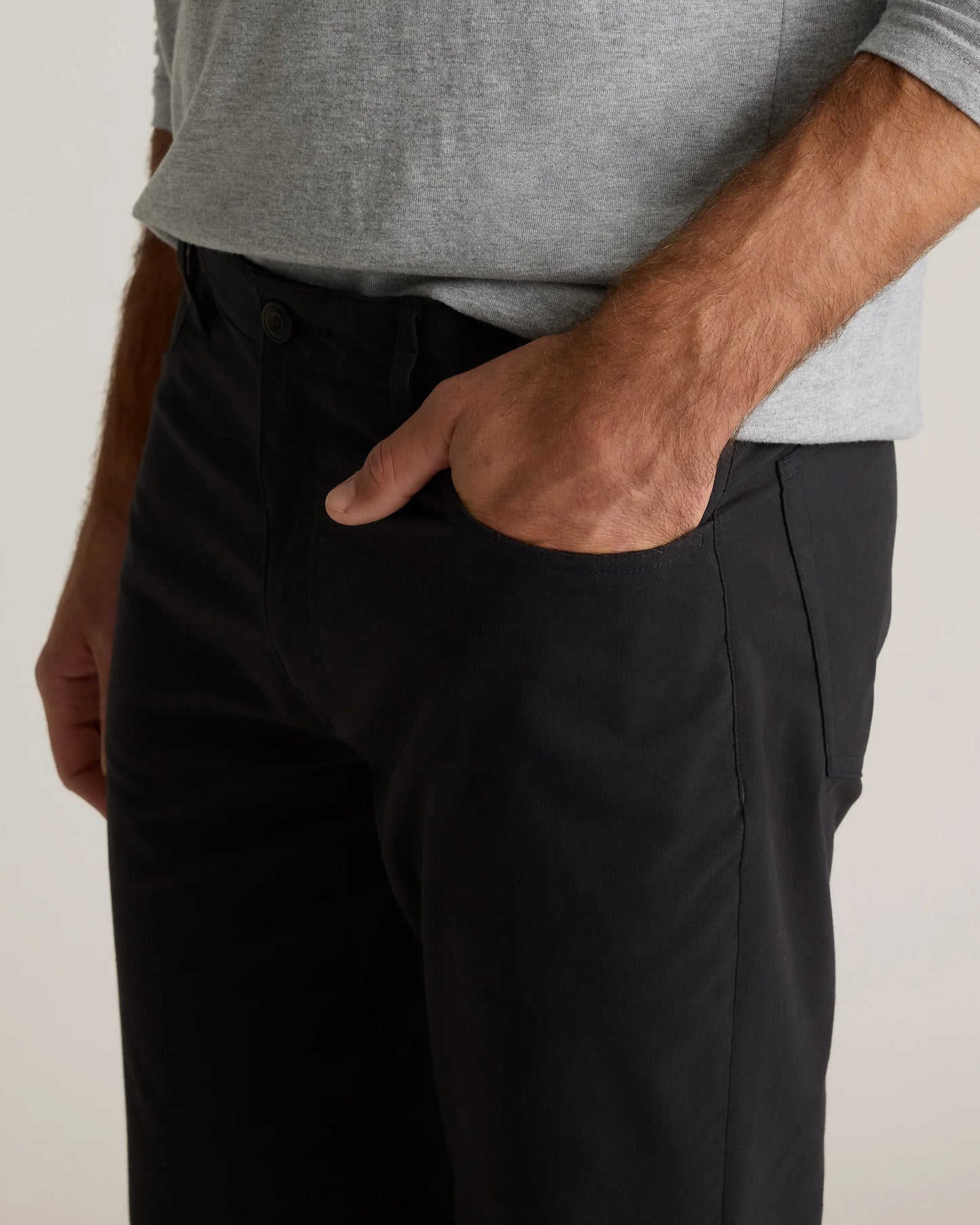Organic Cotton Coolmax® Chino - 30X30 / True Black