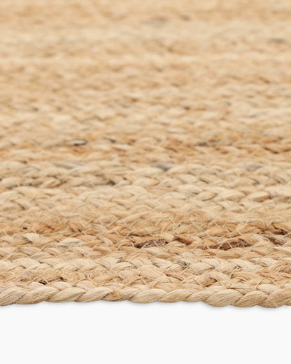 Sol Hand-Braided Jute Rug - 5' x 8' / Natural