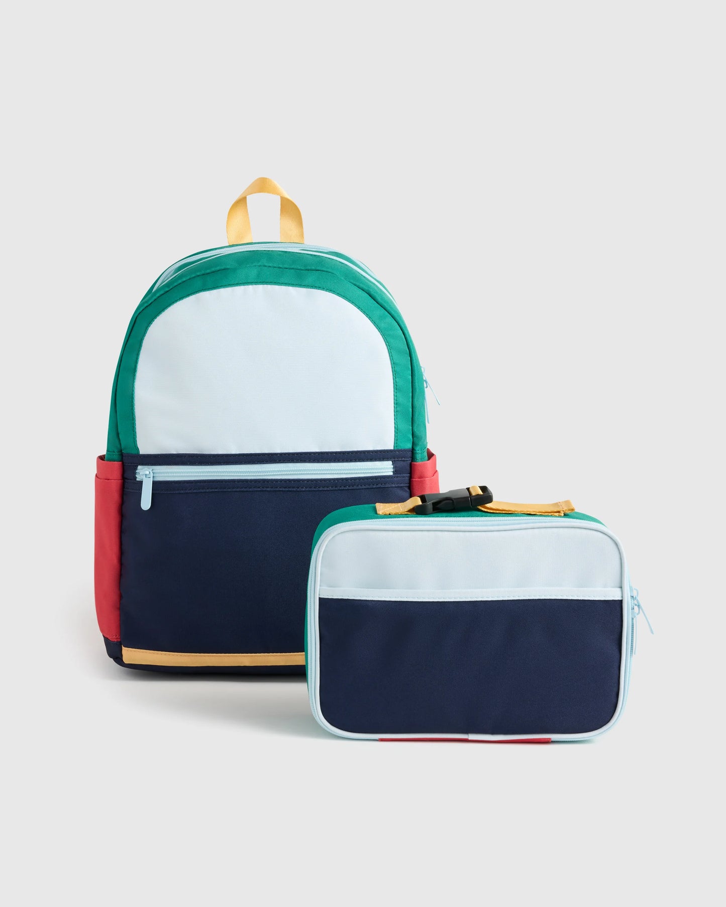 Recycled Double Pocket Backpack - One Size / Rainbow Clouds