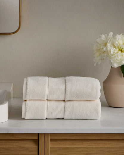 Classic Organic Turkish Cotton Bath Sheet Bundle (4 pieces) - One Size / White