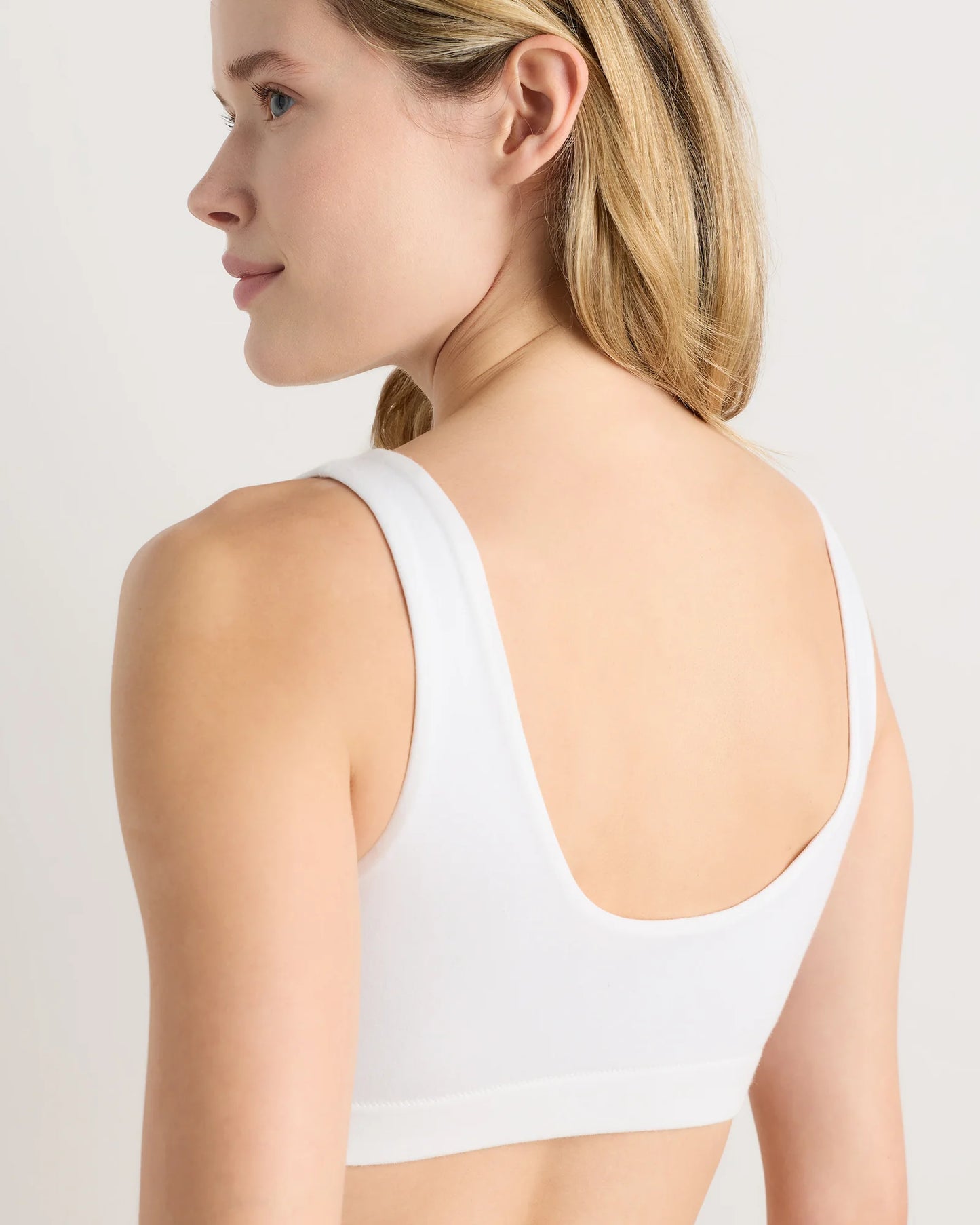 Organic Cotton Tank Bralette (2-pack) - XS / Mink