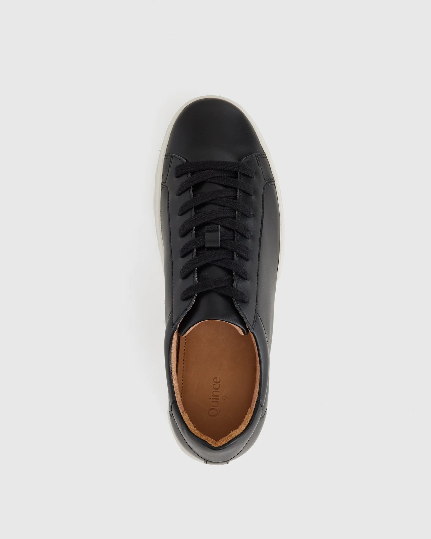 100% Leather Everyday Sneaker - 5 / Black