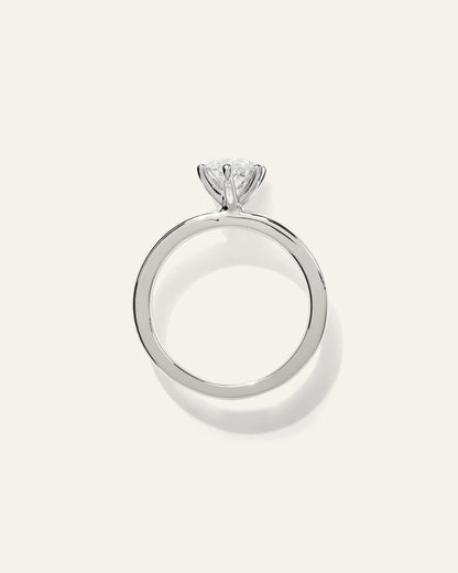 Lab Grown Diamond Marquise Comfort Fit Engagement Ring - 2ct - 4 / Yellow Gold