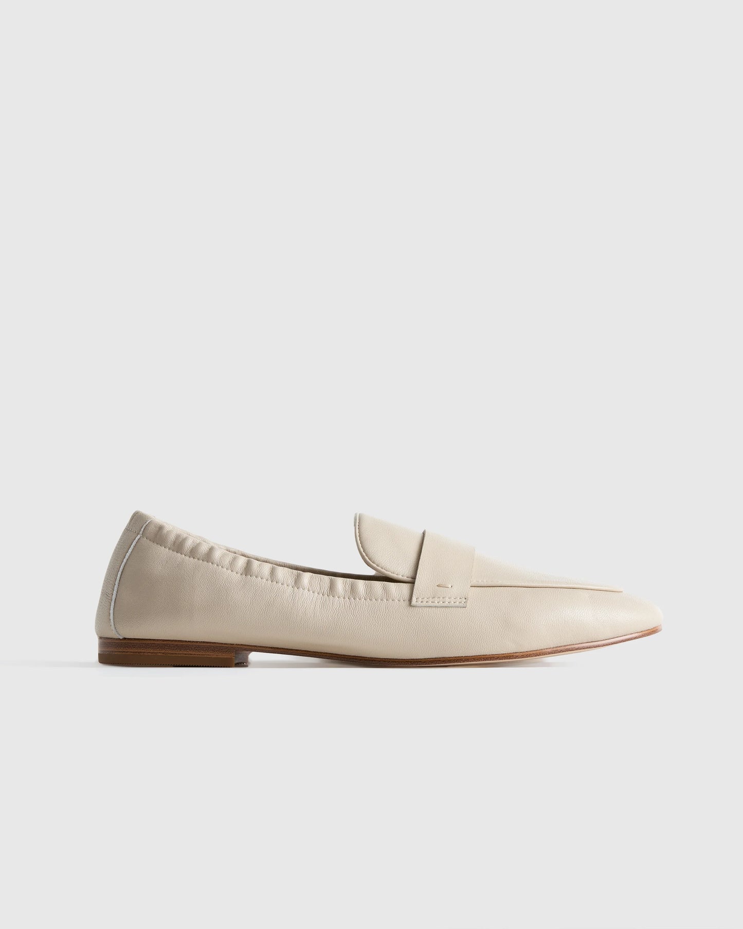 Italian Leather Soft Loafer - 5 / Black