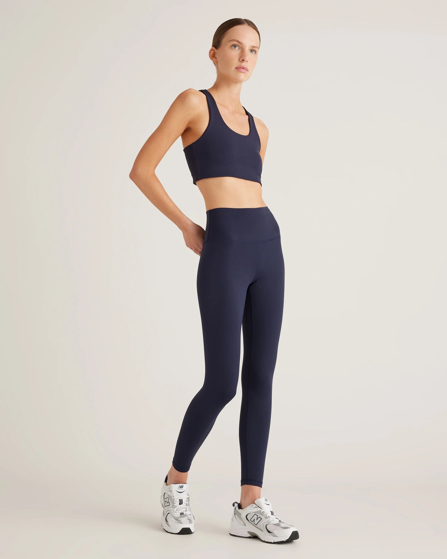 Ultra-Form Scoop Neck Longline Bra - XS / Black Camo