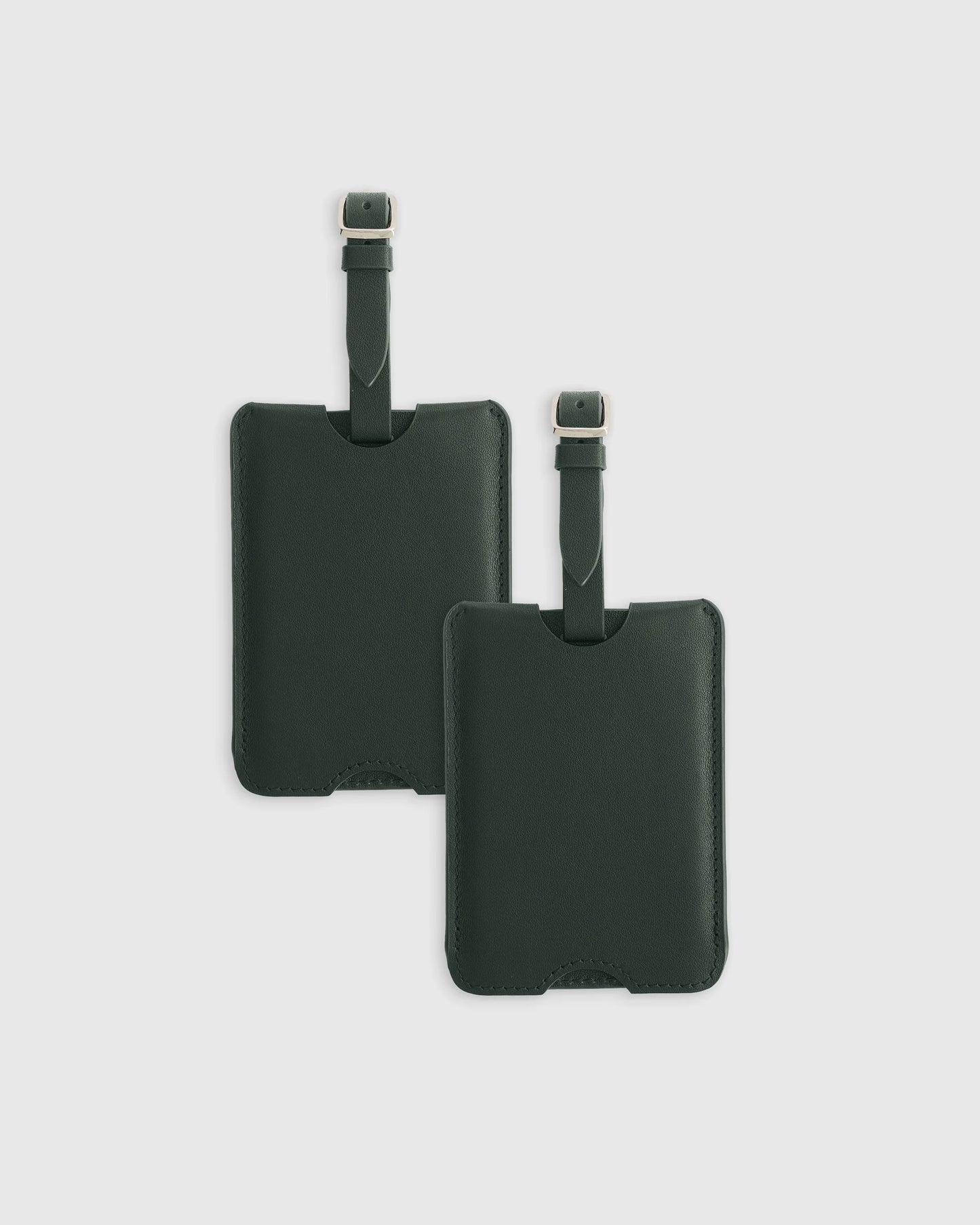 Nappa Leather Luggage Tag (2-Pack) - One Size / Cobalt Blue