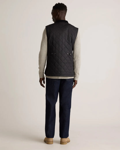 Featherless Quilted Vest - S / Black