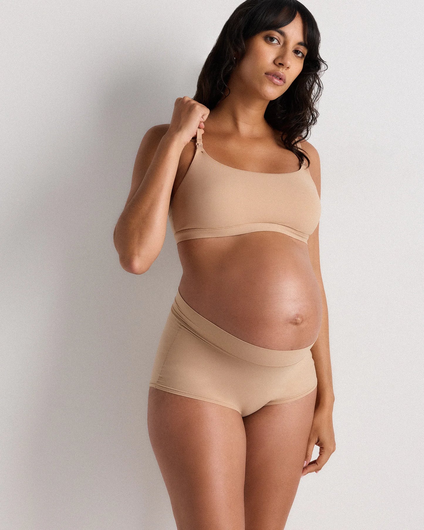 Second Skin Nursing Scoop Bralette (2-pack) - XS / Black