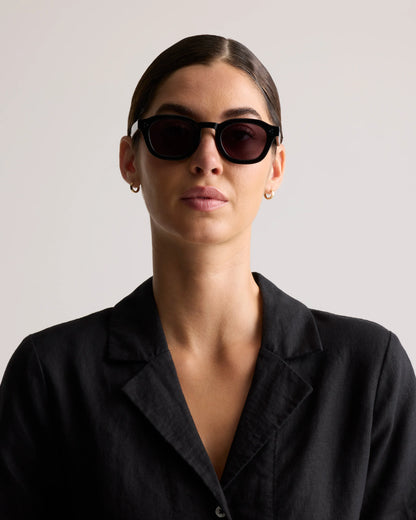 Maldives Polarized Acetate Sunglasses - One Size / Clear Spice with Grey lens