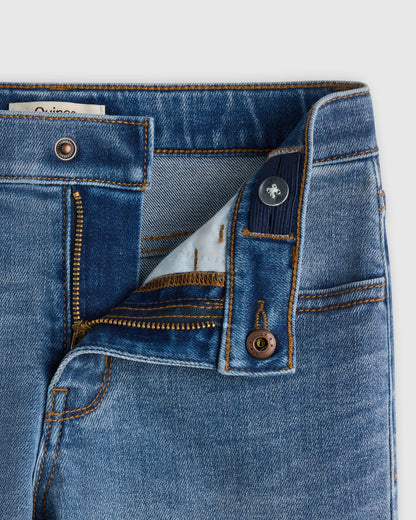 Boys Stretch Straight Jeans - 6 / Dark Wash