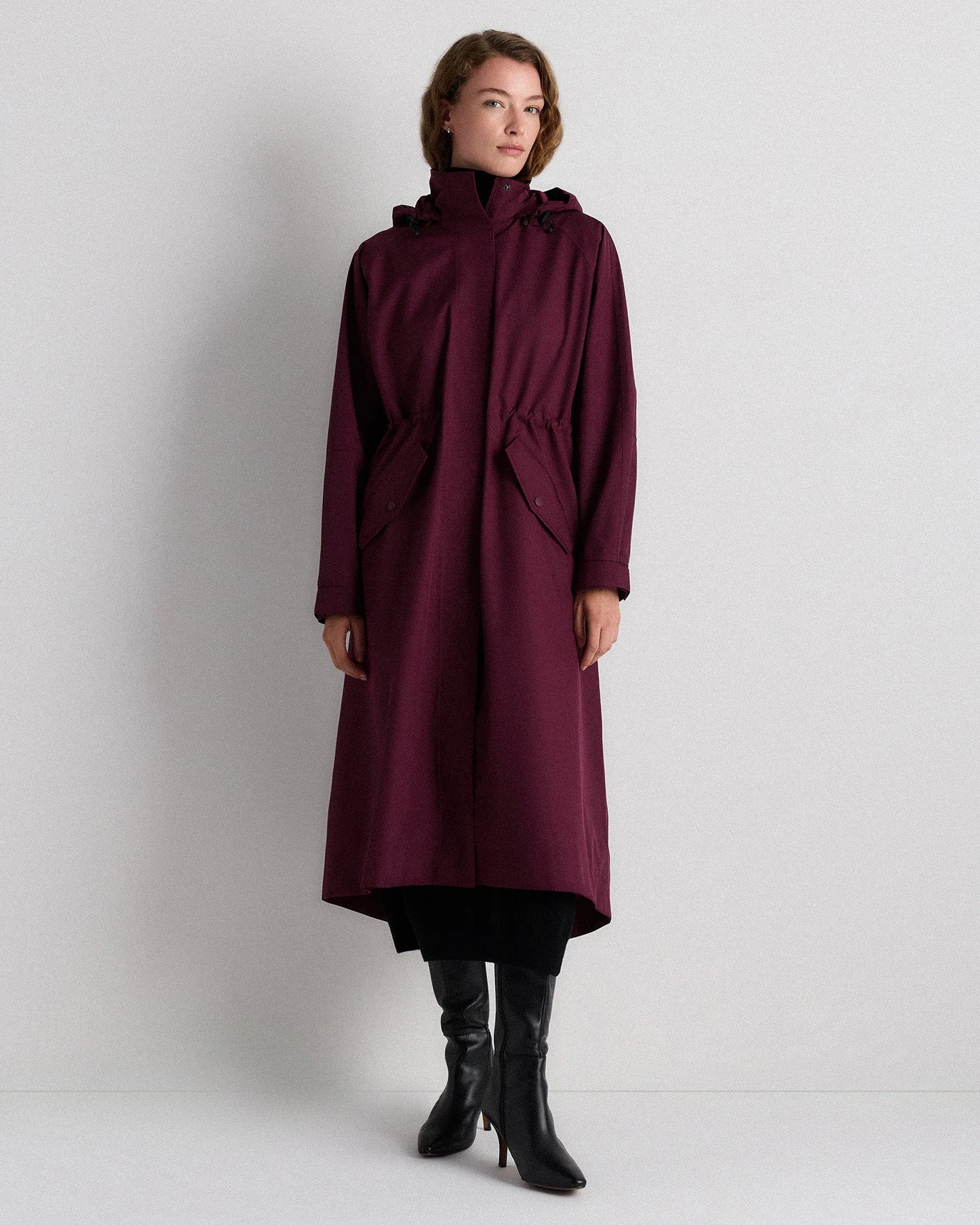 Weather Proof Rain Trench Coat - XS / Dark Spruce