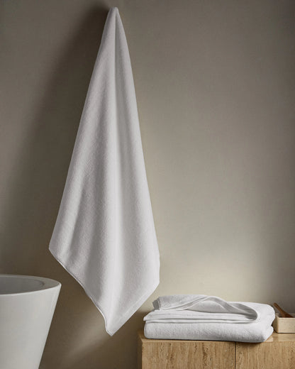 Plush Organic Turkish Cotton Bath Sheet (Set of 2) - One Size / White
