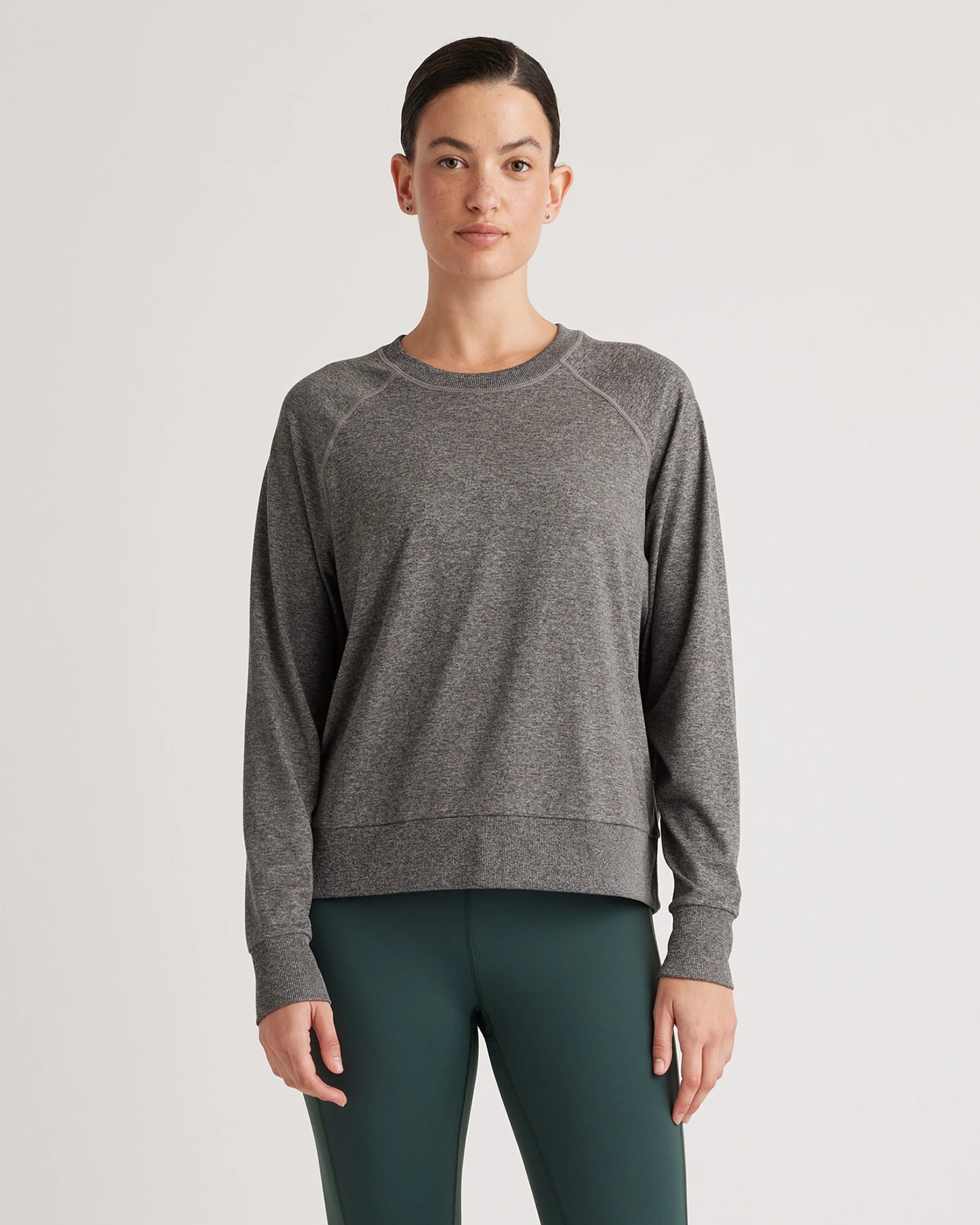 Flowknit Pullover Crew - XS / Heather Deep Navy