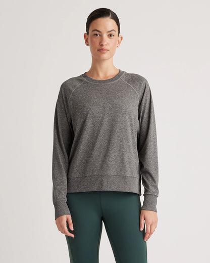 Flowknit Pullover Crew - XS / Heather Deep Navy