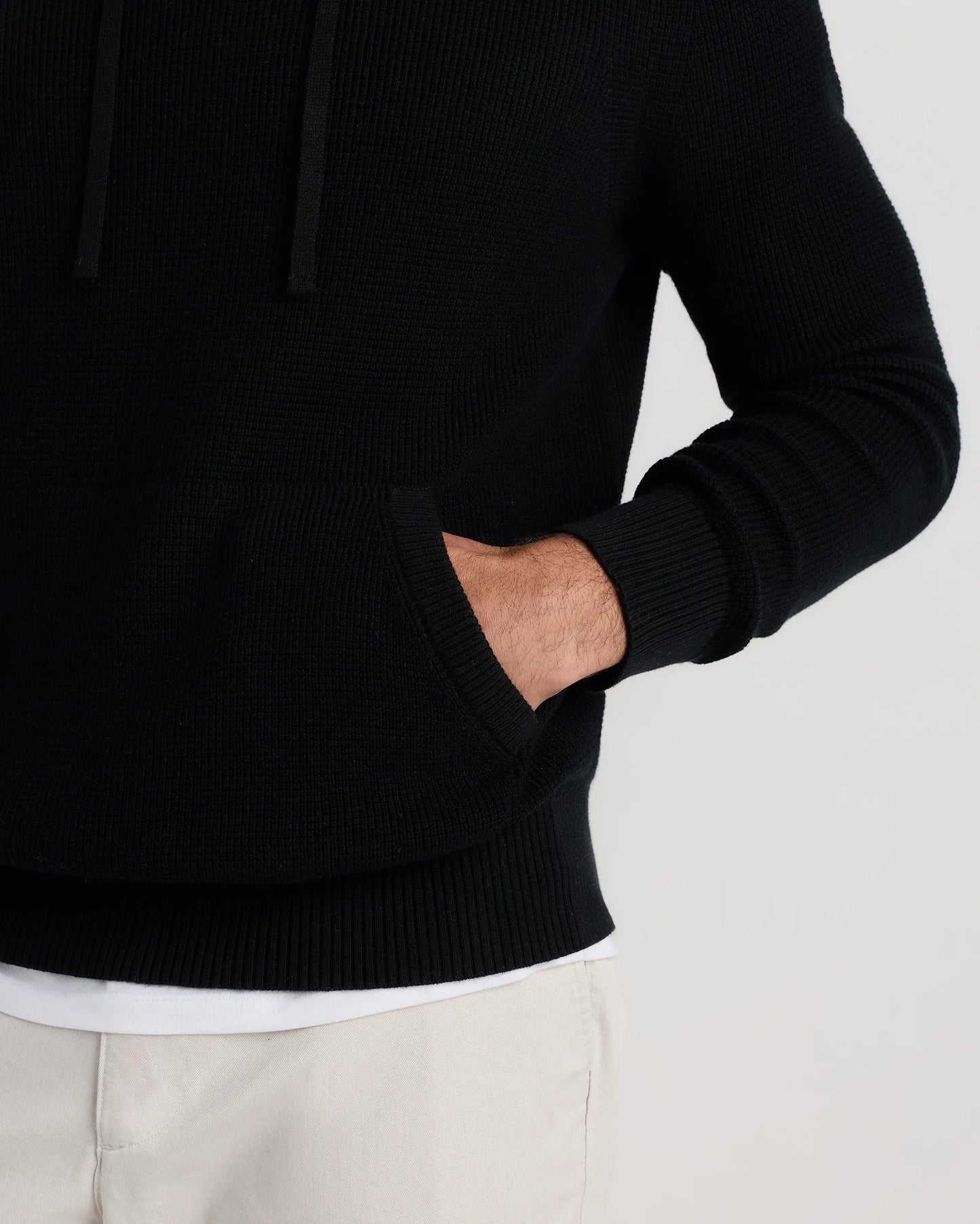 Organic Cotton Cashmere Waffle Hoodie - S / Bayberry Olive