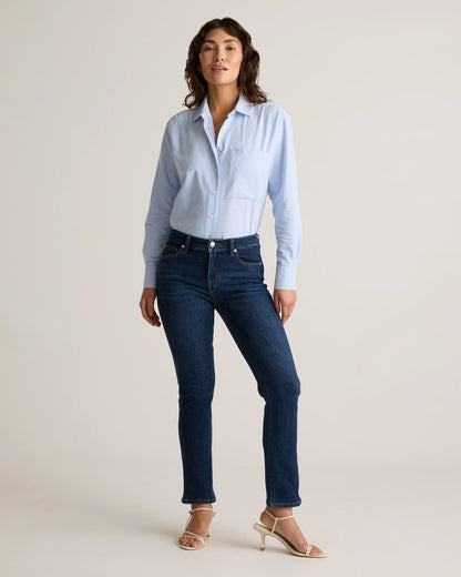 Luna Stretch Slim Straight Jeans - 24 / Black