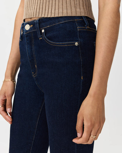 Bella Stretch Kick Flare Jeans - 24 / Deep Rinse