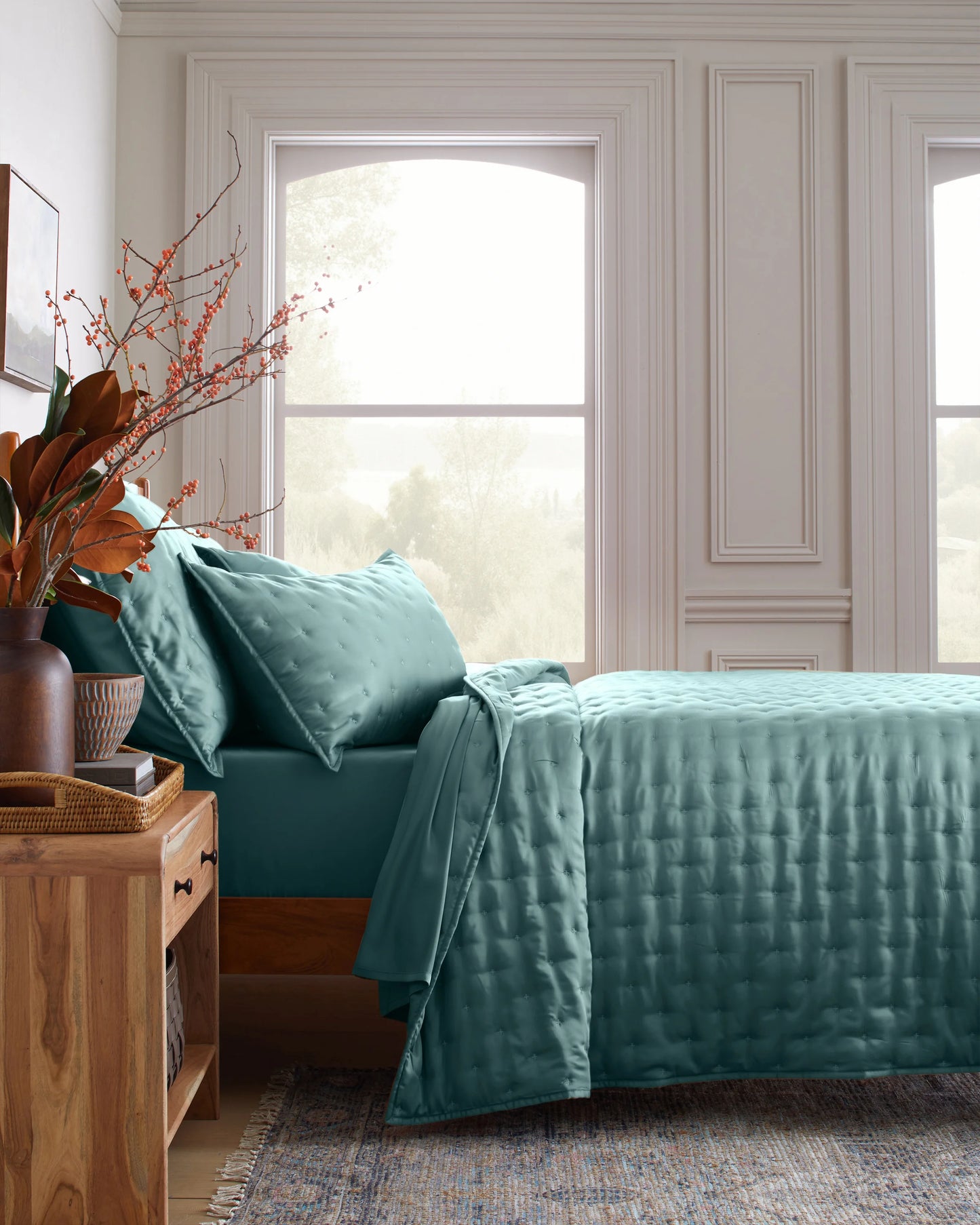 Bamboo Dream Quilt - Twin / Sage