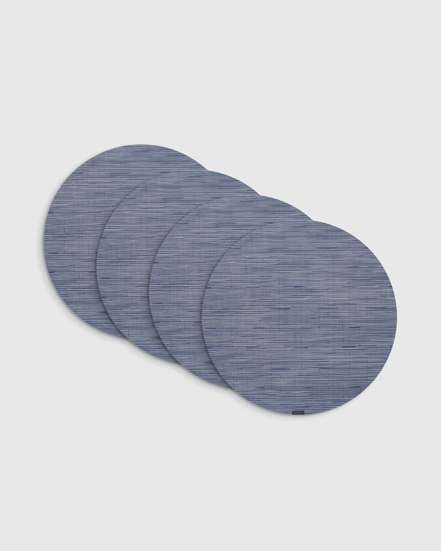 Bamboo Easy-Care Round Placemat, Set of 4 by Chilewich - One Size / Coconut