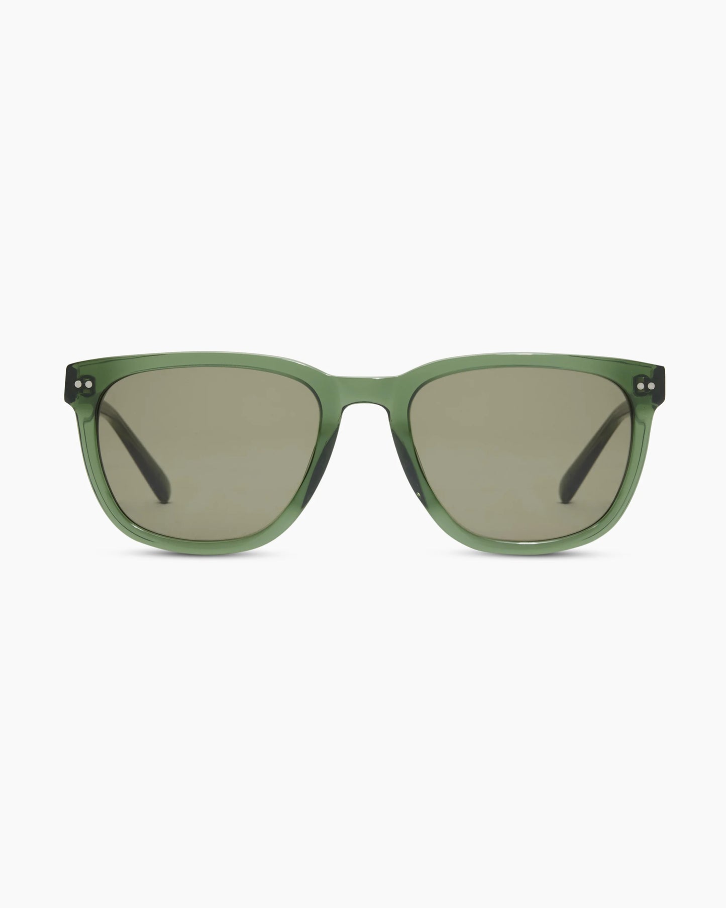 Athens Polarized Acetate Sunglasses - One Size / Clear Brown with Brown lens