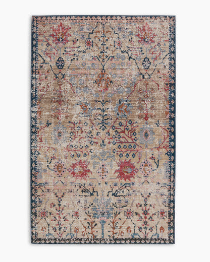 Talula Indoor/Outdoor Rug - 4' x 5'7" / Pink