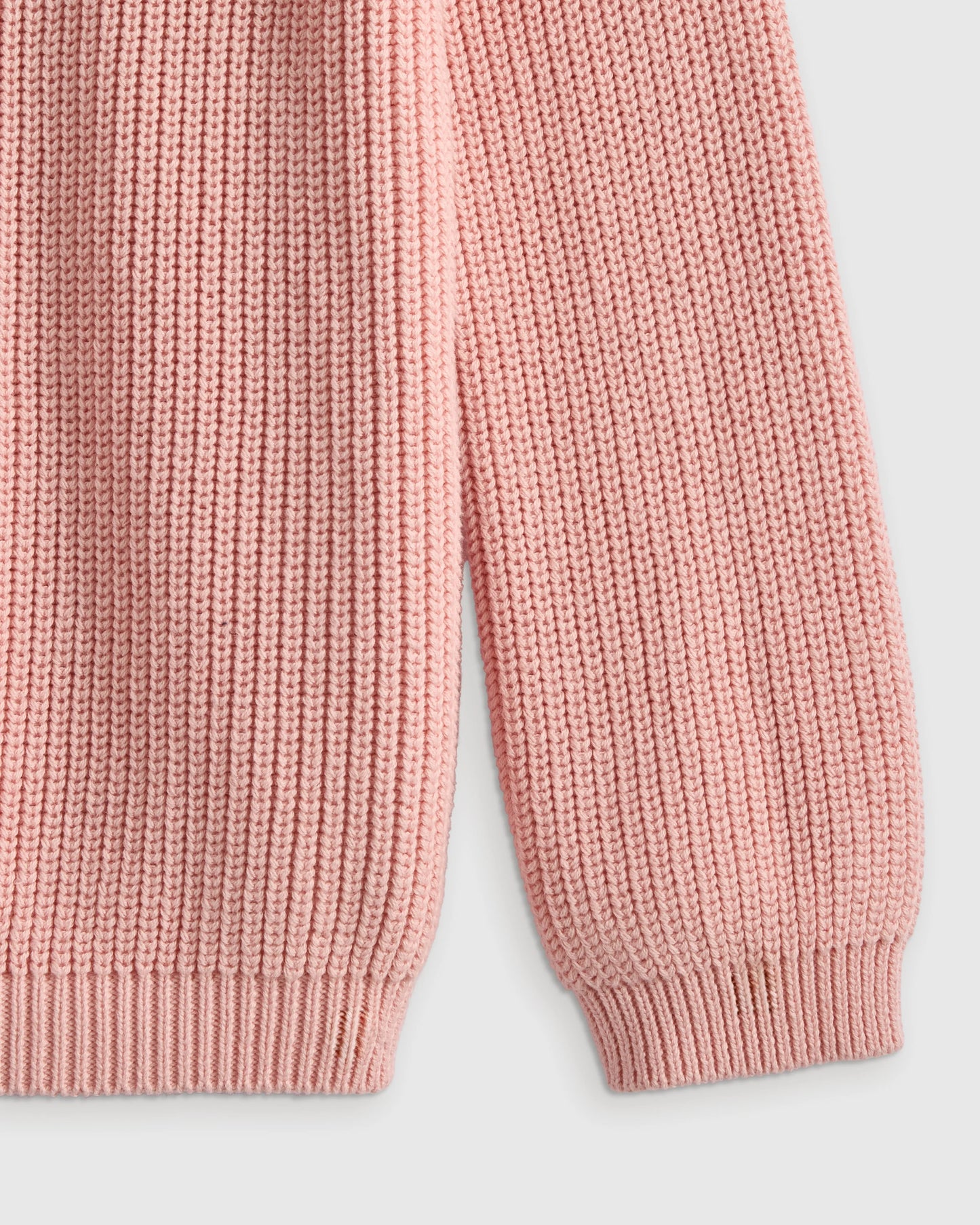 100% Organic Cotton Fisherman Tunic Sweater - 6 / Oatmeal