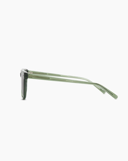 Athens Polarized Acetate Sunglasses - One Size / Clear Brown with Brown lens