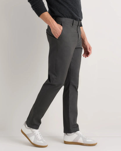 Organic Cotton Stretch Chino Pants - Straight - 30X30 / Stone