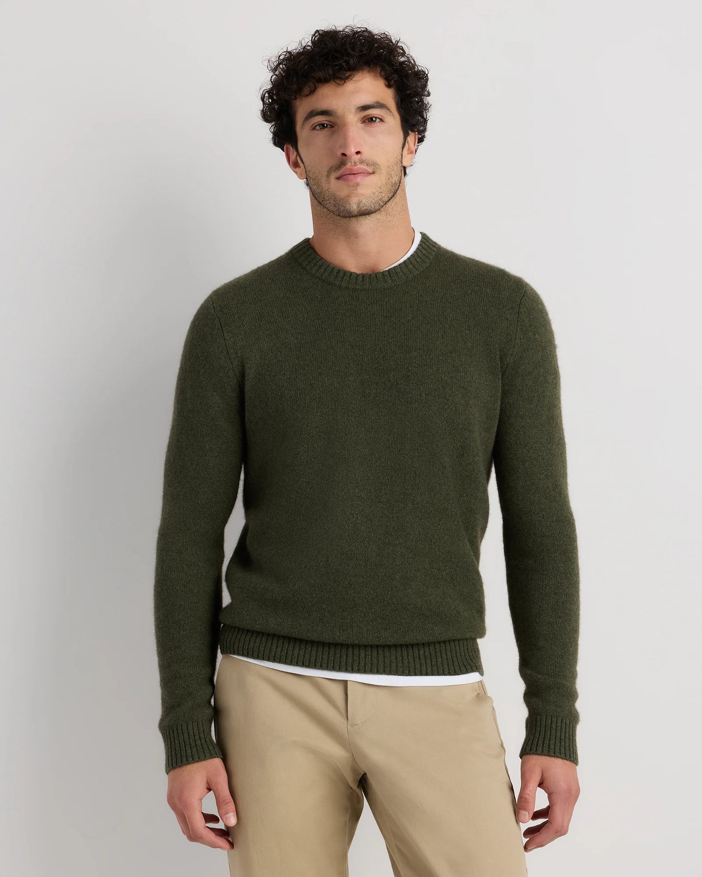100% Yak Wool Crewneck Sweater - XS / Starry Night Navy