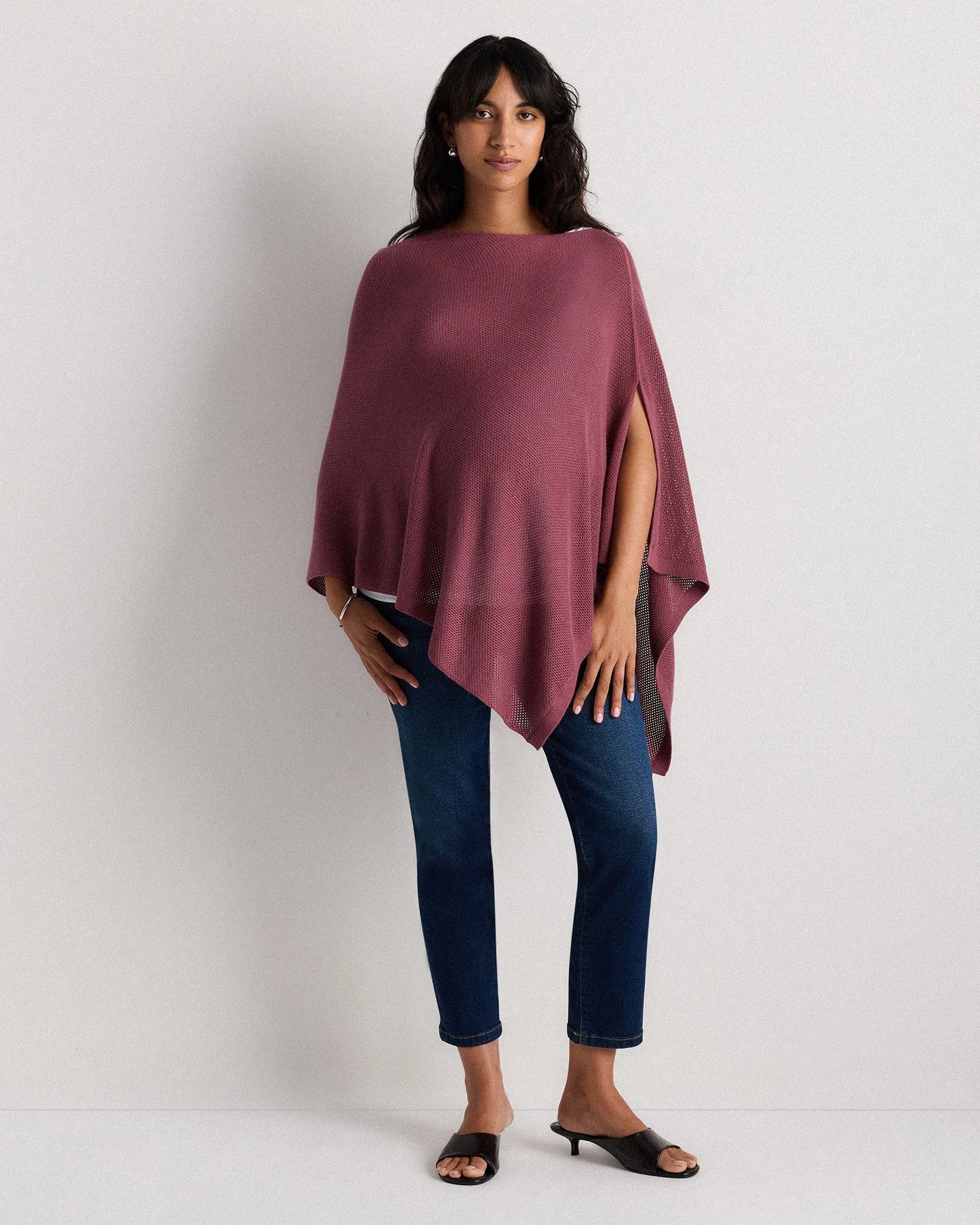 Lightweight Cotton Cashmere Nursing Shawl - One Size / Pale Custard Yellow