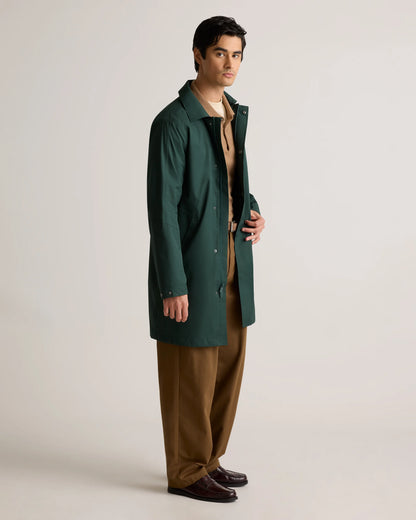 Weather Proof Long Rain Jacket - S / Storm Blue