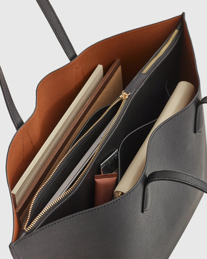 Adeline Shopper Tote - One Size / Black