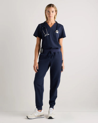 AeraFlex Scrub Joggers - XS / Bold Black